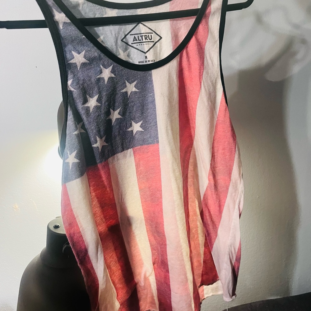 American Flag Tank Top